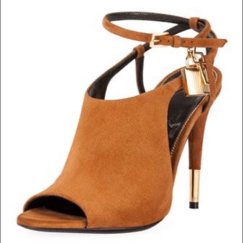 Tom Ford Open Toe Bootie Size 8.5
